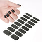 14pc Transparent Semi Cured Gel Nail Strips Nail Strengthening Gel Slider Long-Lasting Clear Crystal Gel Waterproof UV Stickers