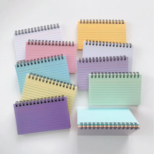 Note Book Horizontal Line Notebook Tearable Coil Book Note Paper Journal Index Card Office School Supplies