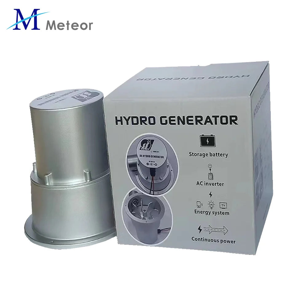 100W 50W Water Turbine 18V 36V Hydraulic Generator Outdoor Hydro Electric Generator DC Permanent Magnet use for 12/24V battery