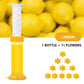1/2Pcs Flower Toilet Cleaner Gel Syringe Aromatic Drain Toilet Cleaning Detergent Air Freshener Remove Odors Home Bathroom Tools