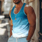 Sea Beach Casual Funny Tank Top For Men 3D Print Effect Quickly Dry Basketball Vest 2025 Summer Simple Fashion Sleeveless Top