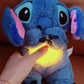 Kawaii Disney Stitch Plush Doll Lilo & Stitch Baby Sleeping Companion Soothing With Air Bag And Light Doll Breathing Toys Gifts