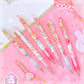 Aesthetic stationery items back to school peach cat Ballpoint pen gel pens Elegant pens Kawaii Stationery supplies cute pens