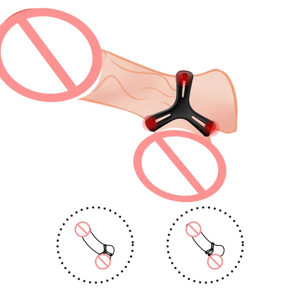 Male Cock Ring Silicone Penis Ring for Men Ejaculation Delay Semen Lock Ring Adult Supplies Male Masturbation Goods Sex Shop