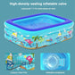 110-180CM Inflatable Swimming Pool Indoor Outdoor PVC Swimming Pool Cartoon Thickening Swimming Pool for Toddler Kids Pool