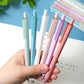 6pcs Simple Gel Pen Quick-Drying Black Ink Writing Smooth Japanese School Supplies Kawaii Pen Aesthetic Stationery Office Items