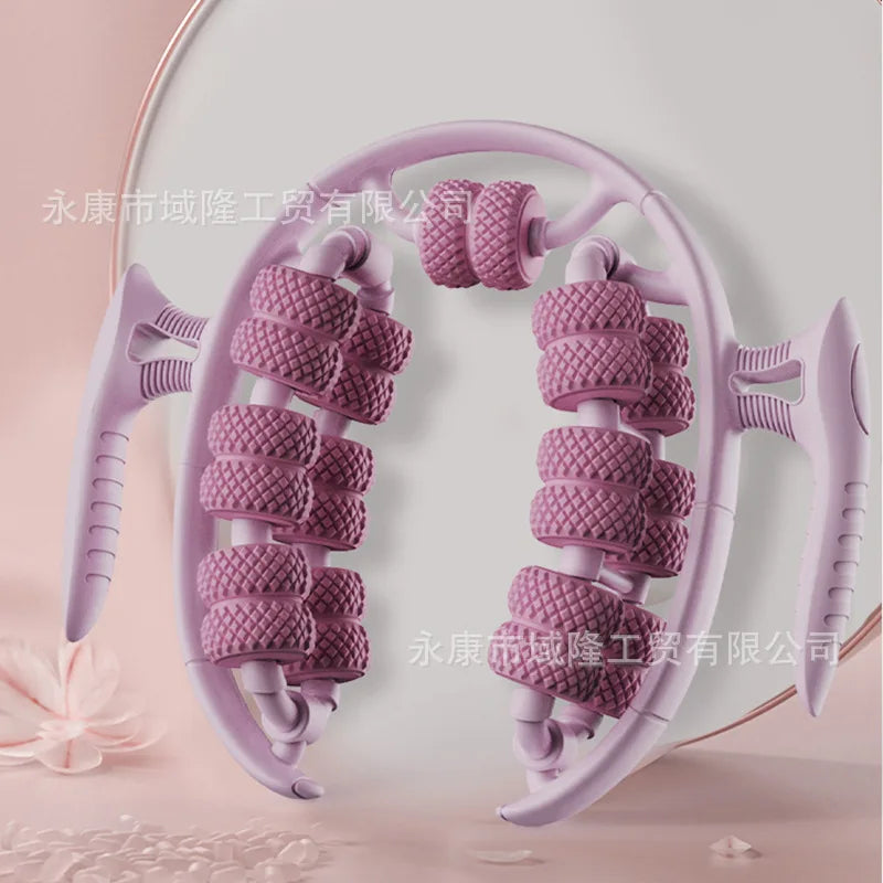 Newest 26 Wheel Annular Leg Clamp Massager Anti-Cellulite Massager Body Slimming Roller Massage for Body Massager Relax