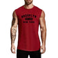 Summer Cotton Breathable Bodybuilding Tank Tops Mens Workout Muscle Sleeveless Cool Shirts Gym Fitness Muscle Training Clothing