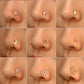 Men Women Nose Ring Clip Fake Septum Piering Rock Hip Hoop Punk Stainless Steel Body Jewelry Non Perforation Nose Clips Ring Z6