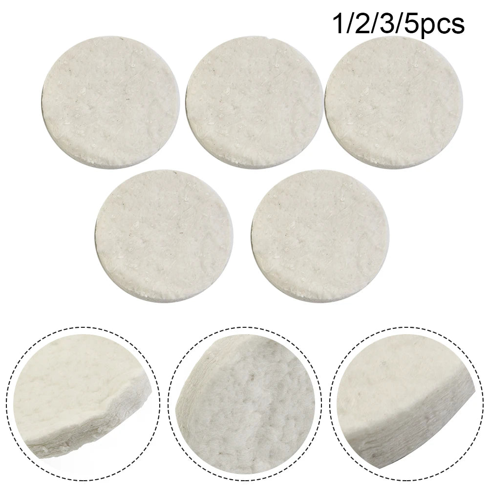 1/2/3/5pc Ceramic Wool Sponge Cotton Round 8.6x1.2cm Firplace Firebox Safety Bio Fire Heating Cooling Air Fireplaces Stove