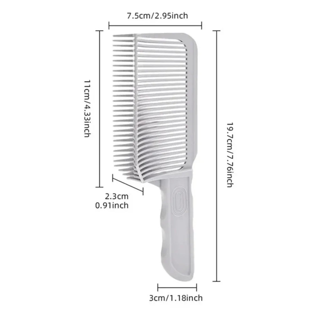 빗 Barber Fade Combs Hair Cutting Tool For Gradient Hairstyle Comb Flat Top Hair Cutting Comb For Men Heat Resistant Fade Brush빗