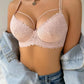 Women's Sexy Lace Bra, Underwire Push-Up Support, Anti-Sagging and Beautiful Breasts, Suitable for Dating, Comfortable Daily Bra