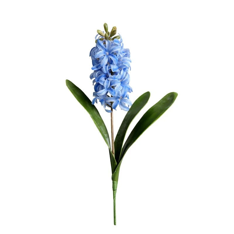 Artificial Hyacinth Violet Flower Branch Fleurs For Autumn Romantic Wedding Party Festival Home Decoration Fake Flowers Wreath