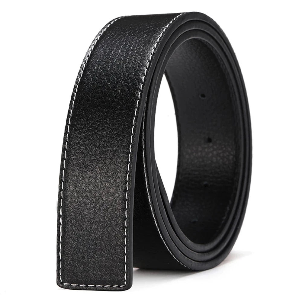 New Luxury Brand H Belts for Men High Quality Male Strap Genuine Leather Waistband Ceinture Homme No Buckle 3.8cm Belt