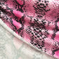 Good Soft Cotton/spandex 4-Side Elastic Milk Silk Pink Snake Pattern Printing Knit Fabric DIY Sew Dance Dress /T-Shirt