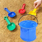 Beach Sand Toy Play Bucket Toy Folding Collapsible Bucket Gardening Tool Outdoor Sand Pool Play Tool Toy Kids Summer Favor