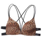 Women Flower Printed Bras Front Buckle Wireless Bralette Sexy Lingerie Comfort Push Up Floral Bras