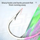 5pcs Laser Fish Skin Hook Luminous Artificial Bait Fishing Sabiki Rig String Hook For Sea Fishing Lure Equipmen Spanish Mackerel