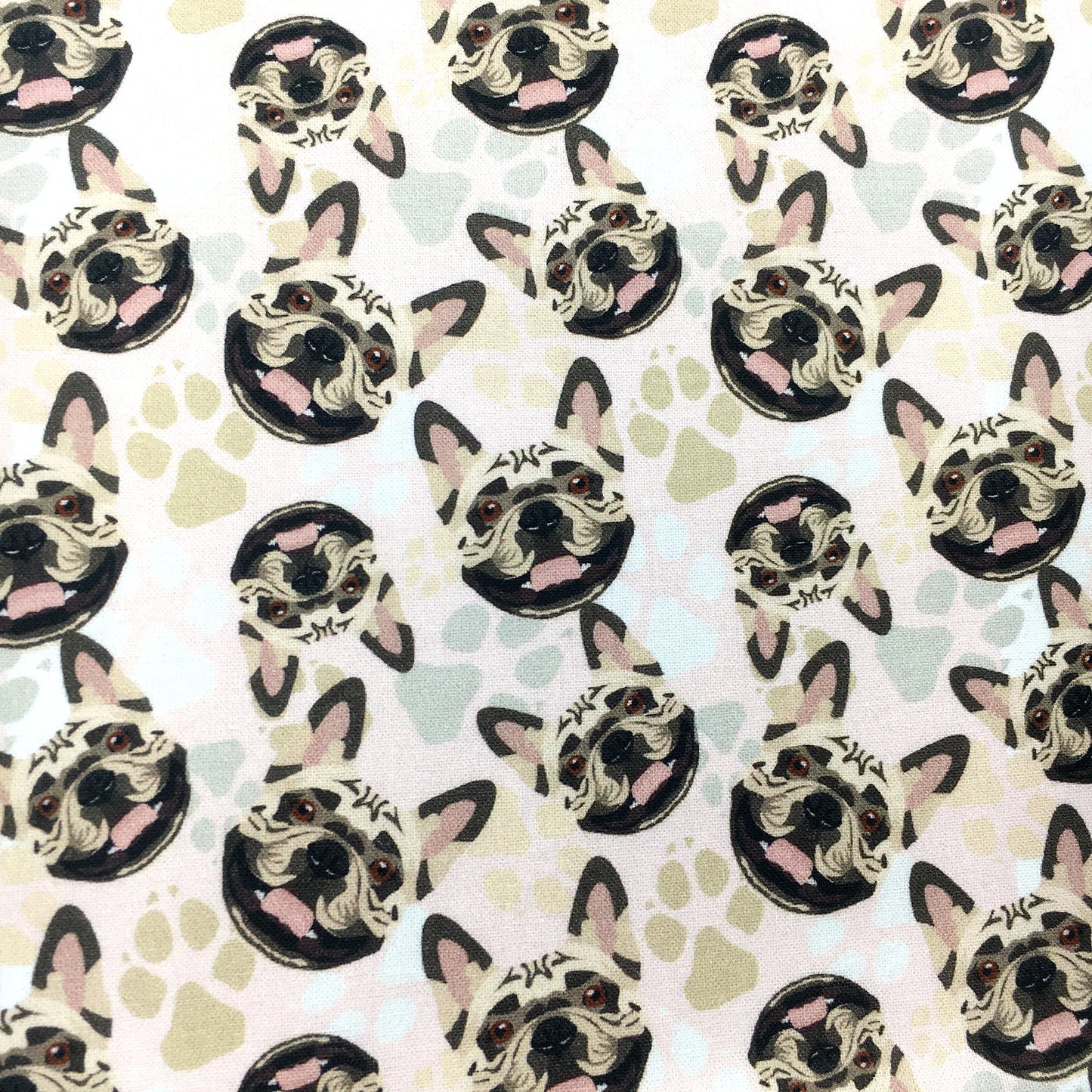 50*145cm Footprint Dog Paw Polyester 100% Cotton Fabric for Tissue Sewing Quilting Fabric Needlework Material DIY Handmade Craft