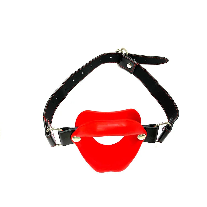 Silicone Oral Fixation Silicone O Ring Mouth Plug Open Gag Toys for Couples Sex Shop BDSM Bondage Restraint Lips Shape Sex Toys