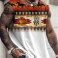 Men's Sleeveless T-Shirts Patterned Colorblocking 3D Printed Y2k Clothing Harajuku Casual Vest Daily Fitness Ethnic Print Tops