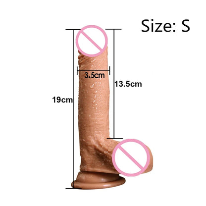 GaGu Adult Sex Toys 7/8 Inch Huge Realistic Dildo Big Silicone Penis Dong With Suction Cup For Women Masturbation Male Dick Shop