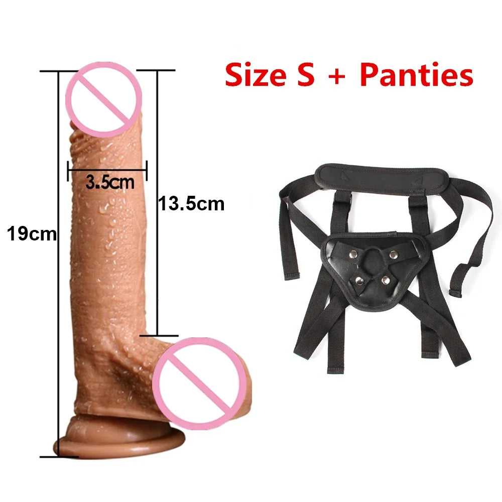 GaGu Adult Sex Toys 7/8 Inch Huge Realistic Dildo Big Silicone Penis Dong With Suction Cup For Women Masturbation Male Dick Shop