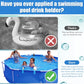 1-10pcs Swimming Pool Water Cup Hanger Car Water Cup Drink Holder for Above Swimming Pool Side Drinks Beer Storage Shelf Tool