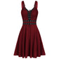 Women Plus Size Cool Solid Bandage Irregular Hem Sleeveless Camisole Mini Dress Elegant Women'S Dresses For Party Vestidos Femin