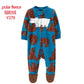 Baby Pajamas Zipper Fleece Newborn Girls Romper Warm Winter Underwear One Piece Overalls Boys Outfits Truck Infants Clothes