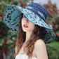 2023 NEW Women's Summer Bucket Folding Fashion Straw Hat Panamas UV Protection Sun Visor Seaside Beach Hat Tide Summer Hats