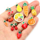 10pcs/lot Fruit Enamel Metal Charms Apple Orange Carrot Pendant for DIY Necklace Bracelet Jewelry Making Findings Supplies