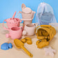 9PCS/8PCS Summer Beach Set Toys For Kids Digging Sand Plastic Bucket Watering Bottle Shovels Children Beach Water Game Toys Tool