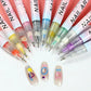 12pcs/Set Nail Art Graffiti Pen Nail Marker Drawing Abstract Lines Fine Detail Floral Design Waterproof Nail Painting tools