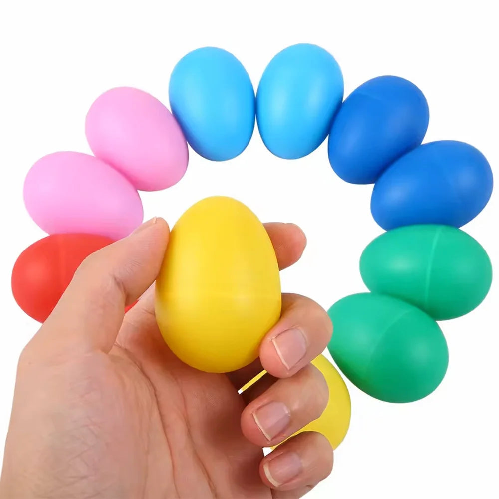 24PCS Easter Fillable Eggs Candy Gift Packaging Box Empty Plastic Opening Easter Egg Home Decoration Kids Party Favors DIY Toy