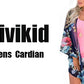 Women'S Summer Beach Kimono Cardigan Floral Print Chiffon Loose Top Bikini Cover Up Sexy Transparent Shawl Oversize Cardigan