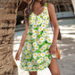 Women's Casual Print Summer Bohemian Beach Dress With Pockets V Neck Tank Dress Summer Dresses for Women 2024 Women's Dress