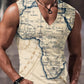 Sailor Suit 3D Ship Print T Shirt Men's Quick Dry Sleeveless Tank Top Oversized Fitness Sports Shirt Men's Design Clothing