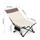 camping Folding Moon Chair Outdoor Portable Foldable Chair with Side Pocket Ultra-Light Chaise Lounge Chair for camping fishing