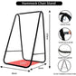 Hammock Chair Stand with Hanging Swing Chair Included, Weather Resistant and Saving Space Stand Max 450 Lbs, Hammock