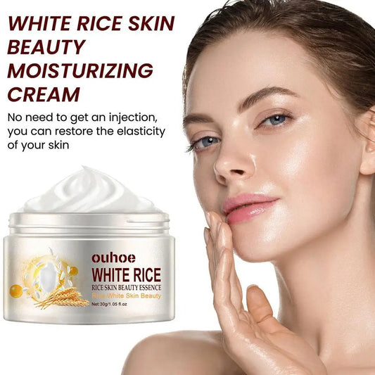 White Rice Anti-Aging Facial Cream Remove Wrinkles, Nourish And Moisturize, Firm Pores, Acne Traetment Whitening Cream Skin Care