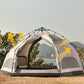 Hexagonal Mushroom Outdoor Tent Quick Open 3 4 5 6 Person Family UV Camping Mountaineering Car Self Driving Awning Beach Pergola