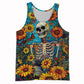 Trend Skull Pattern Tank Top For Men Fashion Summer Sleeveless Abstract 3D Printed Vest Cool Streetwear Hip Hop Undershirts Tank