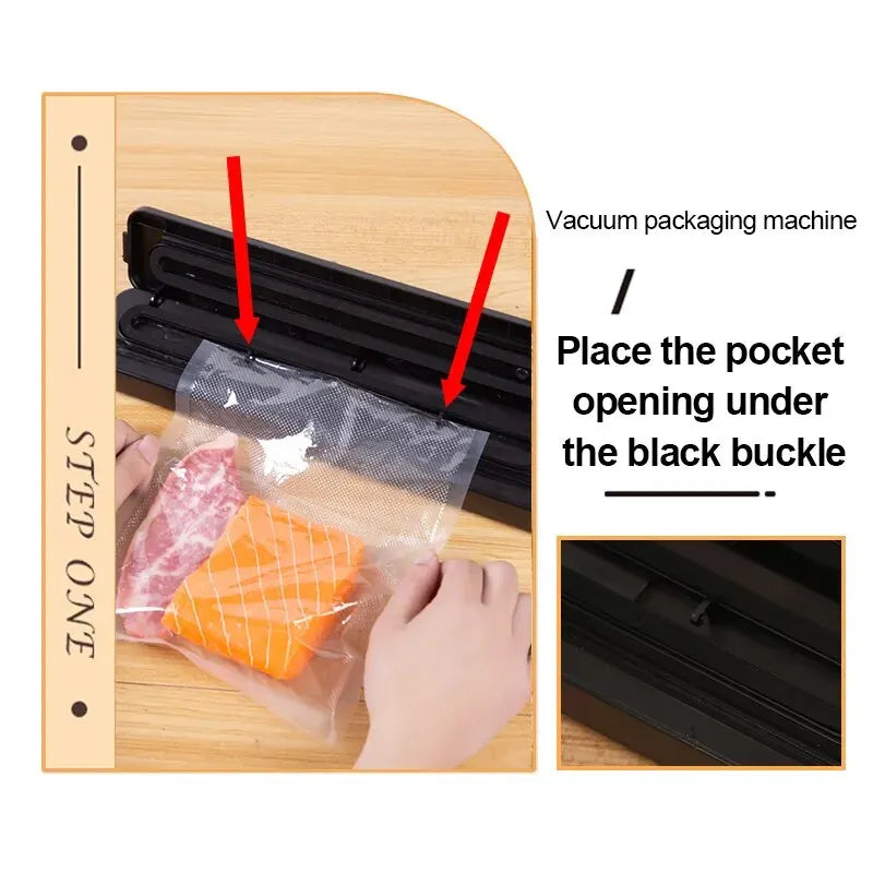 Xiaomi Electric Vacuum Sealer Food Sealer Machine Foods Fresh Storage Vacuum Sealer Machine Plastic Bags Sealer For Storage Food
