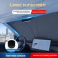 Car Sunshade Front Curtain Laser Sunshade Protector Interior UV Protection Windshield Folding Parasol Auto Parts