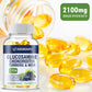 Glucosamine Chondroitin MSM Turmeric Boswellia - Antioxidant, Supports Joint and Bone Health