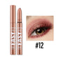 12 Colors Pearly Eyeshadow Stick Waterproof Glitter Matte Nude Eye Shadow Pencil High Pigmented Shimmer Eyeshadow Makeup Tool