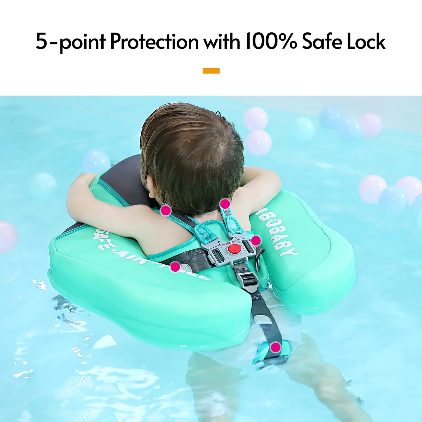 Infant Swimmer Non-inflatable Swim Waist Float Baby Floater Flotteur Non Gonflable Pour Nageur Pour Bébé Child Lying Swim Ring