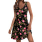 Women's Casual Print Summer Bohemian Beach Dress With Pockets V Neck Tank Dress Summer Dresses for Women 2024 Women's Dress