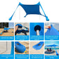 Family Beach Awning Ultralight Sun Shade Tent with Sandbag Uv Large Portable Beach Canopy Outdoor Beach Tent folding awnings